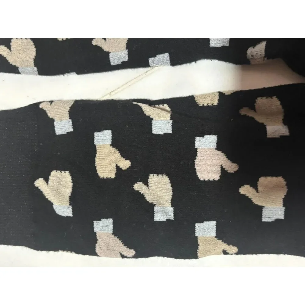 K. Bell Thumbs Up Socks Black Novelty Thumbs Up Crew Socks